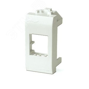 VIVA Адаптер для информационныxразъемов Systimax белый 1 модуль