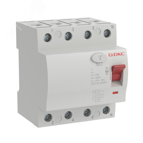 УЗО YON макс (YON max) 4P, 30mA, 20A, type A-S - артикул MDL100-4P2-20-A-S