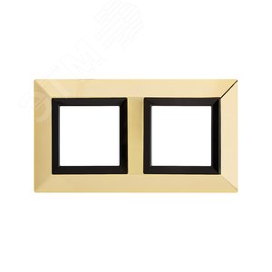 Рамка из металла, ''Avanti'', золотая, 4 модуля