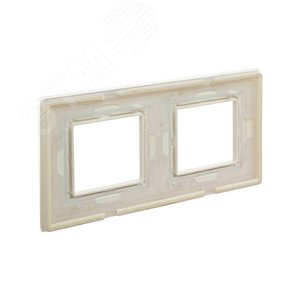 Рамка из натурального стекла, ''Avanti'', светло-зеленая, 4 модуля 4