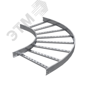 Угол горизонтальный 90 градусов 150х150, R300, 1,5 мм, AISI 304 (ILDM31515C)