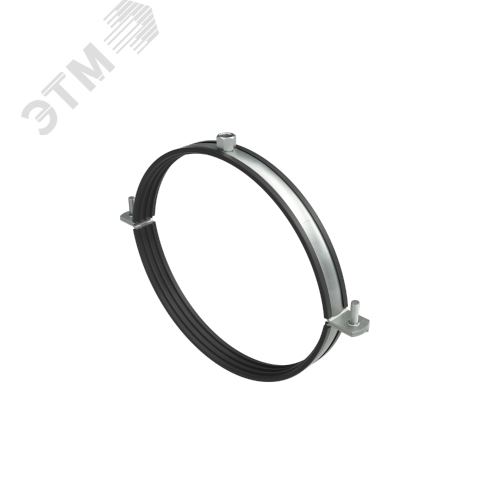 Хомут для воздуховодов с изоляцией с гайкой М8 для труб d 450 мм