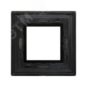 Рамка из металла, ''Avanti'', графитовая, 2 модуля 3