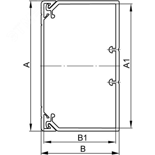 Кабель-канал 100х60 TA-GN IN-Liner 4