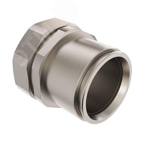 Муфта металлорукав DN=40-жесткая труба D=40мм IP66/IP67 никелированная латунь 3