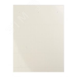 Табличка полужесткая 15x9мм. Клейкое основание. ПВХ-0,5. Белая (77 шт. на пластине, упак. по 10 листов)