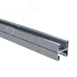 Двойной С-образный профиль 41х21, L1000, толщ.2,5 мм, INOX (IBPD2110C) - DKC (ДКС)