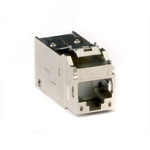 Модуль Keystone RJ45 CAT6 экранированный серебристый (12шт в упаковке) - DKC IT