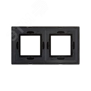 Рамка из металла, ''Avanti'', черная, 4 модуля 3