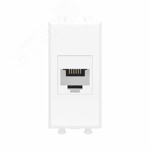 Avanti Телефонная розетка RJ-12 без шторки модульная, Белое облако, 1 модуль - DKC (ДКС)