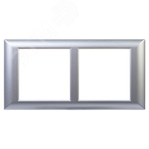 Avanti Рамка-суппорт для In-liner Front серебрист ый металлик 4модуля