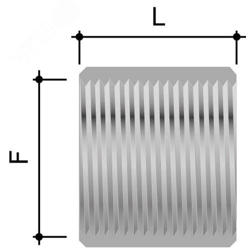Втулка соединительная М16х1.5 3