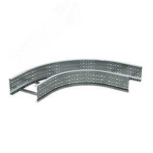 Угол лестничный 90 градусов 100x700 цинк-ламельный