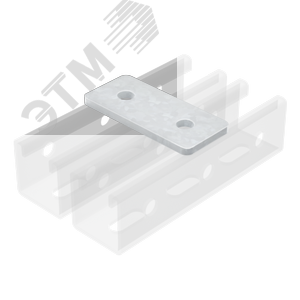 Пластина соединительная, длина 90 мм, 2отв., INOX 304 (IBMD1011C) - DKC (ДКС)