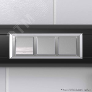 Avanti Рамка-суппорт для In-liner Front  серебристый металлик 6модулей - фото 6