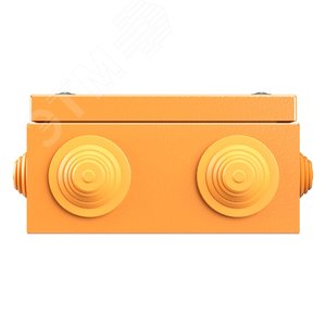 Коробка стальная FS с кабельными вводами и клеммниками IP55 150х150х80мм 4р  450V 20A 10мм.кв  нерж.контакт - фото 2