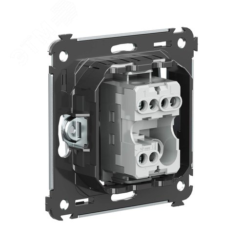 Avanti Переключатель одноклавишный в стену  Закаленная сталь 4