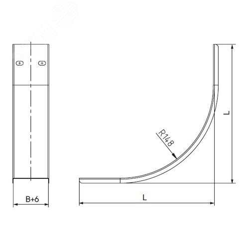 Крышка на угол вертикальный внутренний 90 градусов 80х600, 1,2 мм, цинк-ламель, в комплекте с крепежными элементами необходимымидля монтажа - фото 2