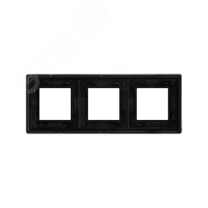 Рамка из натурального дерева, ''Avanti'', венге, 6 модулей 3