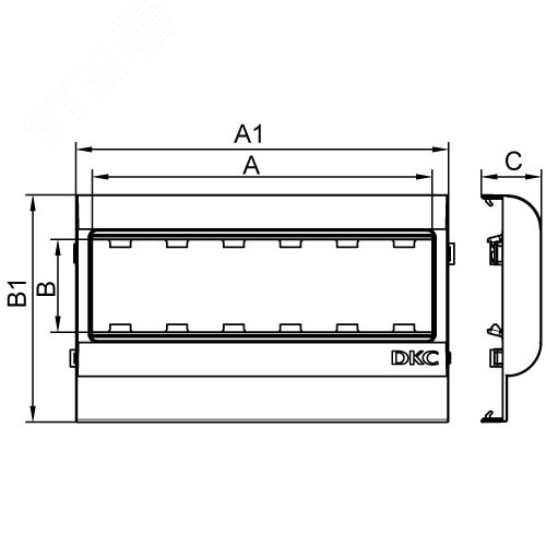 VIVA Рамка-суппорт под 6 модулей PDA-ЗDN 120 6