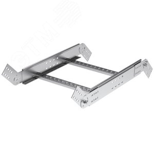 Угол вертикальный шарнирный 100х400мм универсальный цинк-ламельный