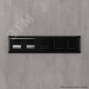 Avanti Рамка ARTLEBEDEV ''Черный квадрат'' 10 модульная 6