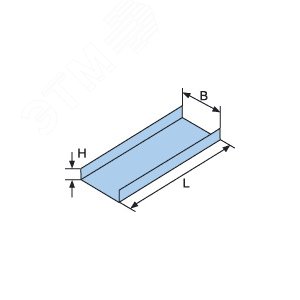 Лоток неперфорированный 100х100х3000 3
