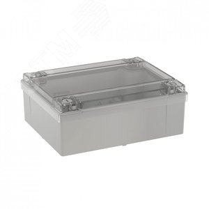 Коробка распределительная с гладкими стенками прозрачная IP56 150х110х70мм - фото 2