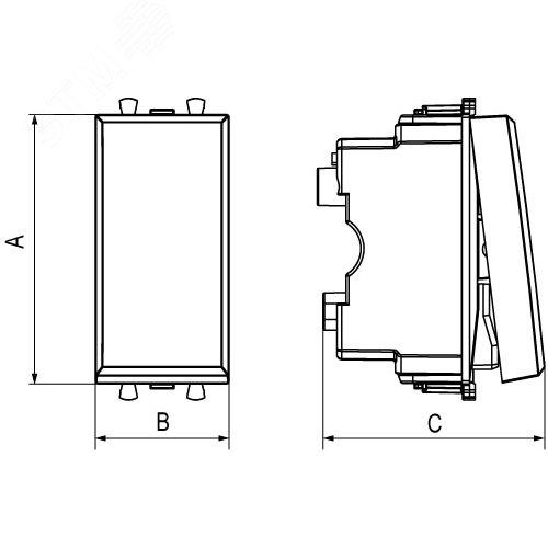 Трансформатор тока CT80 1250A, класс 0.2, 10ВА - фото 2