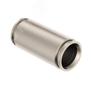 Муфта труба-труба D=20мм IP66/IP67 никелированная латунь 3