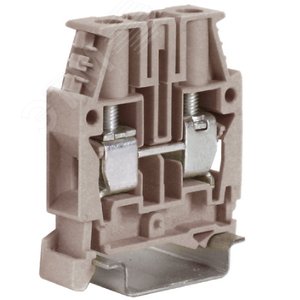 Клемма винтовая 10мм.кв. серая (ZCBC10GR)