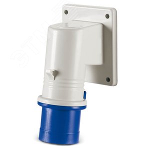 Вилка панельная с наклоном IP44 32А 2P+E 250В - DKC (ДКС)