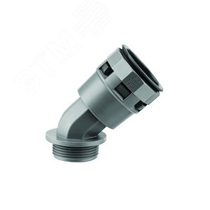 Муфта 45 градусов 23м труба-коробка DN М25х1.5 полиамид черная - DKC (ДКС)