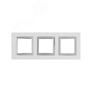 Рамка из алюминия, ''Avanti'', серая, 6 модулей