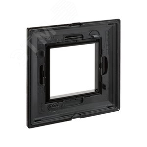 Рамка из металла, ''Avanti'', черная, 2 модуля 4