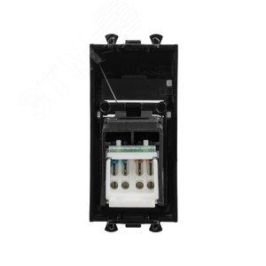 Avanti Компьютерная розетка ''Черный квадрат'' RJ-45 модульная, кат. 5е, 1 модульная - фото 3