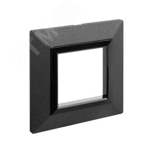 Рамка из металла, ''Avanti'', графитовая, 2 модуля 2