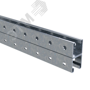 Профиль С-образный двойной 41х41 L=2000 толщина 2.5мм нержавеющая сталь - DKC (ДКС)