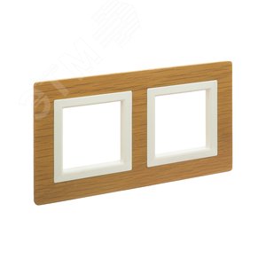 Рамка из натурального дерева, ''Avanti'', беленый дуб, 4 модуля 2