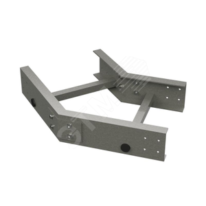 Угол горизонтальный 45 градусов 150x150 R=300 стеклопластик (GLG41515)