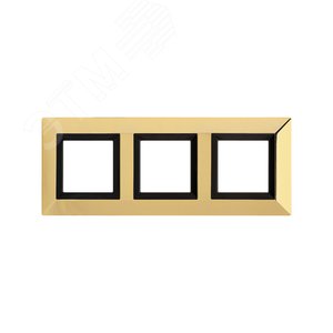 Рамка из металла, ''Avanti'', золотая, 6 модулей