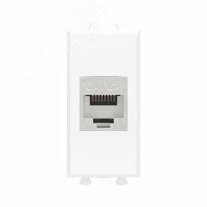 Avanti Компьютерная розетка RJ-45 без шторки      модульная кат.6A экранированная Белое облако 1    модуль - DKC (ДКС)