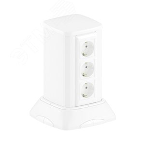 Миниколонна алюминиевая, 0.25м, цвет белый, ДКС - фото 2
