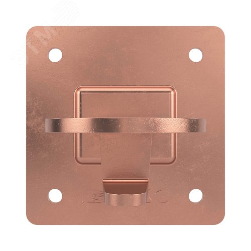 Держатель для плоской кровли металлический 150 мм медь 3