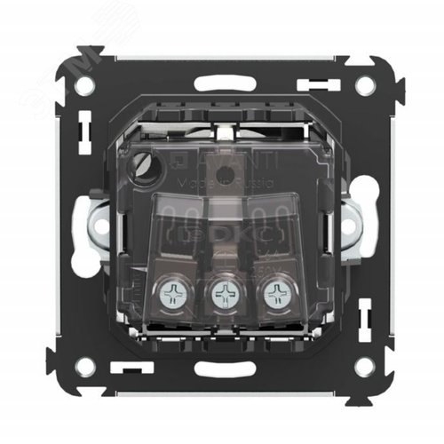 Avanti Розетка в стену 2P+E с з/ш  Закаленная сталь 3