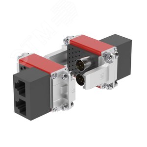 Комплект держателей сигнальных контактов12А, 26pin, 2xRJ45 (без наполнения) - DKC (ДКС)