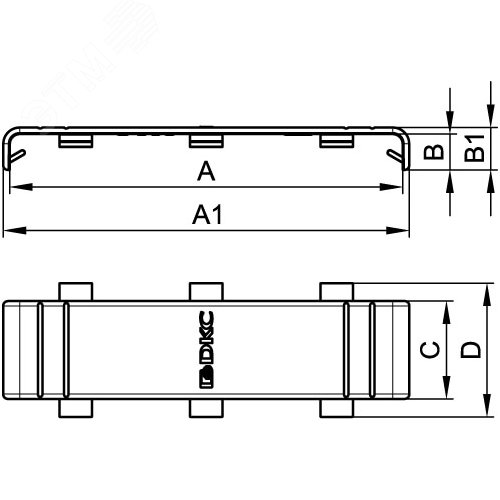 Накладка на стык 80 GAN In-liner 2