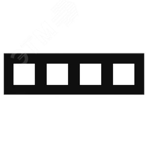 Avanti Рамка ARTLEBEDEV Черный квадрат 8 модульная