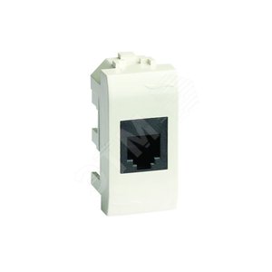 BRAVA Розетка компьютерная RJ45 категория 6 разъем AMP бежевая - DKC (ДКС)