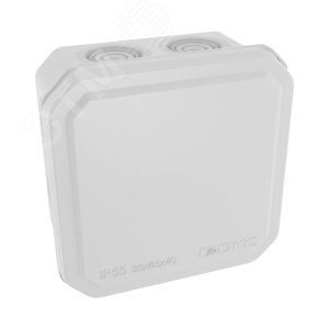 Коробка ответвительная с 8+2 кабельными вводами   д.25/20мм, IP55,85х85х40мм 2